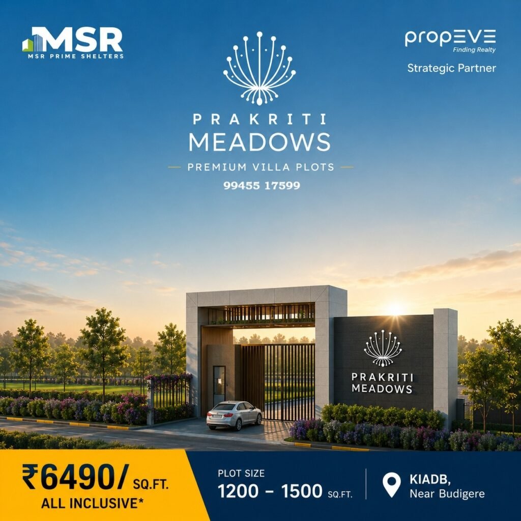Prakriti Meadows – Premium Plots in East Bangalore